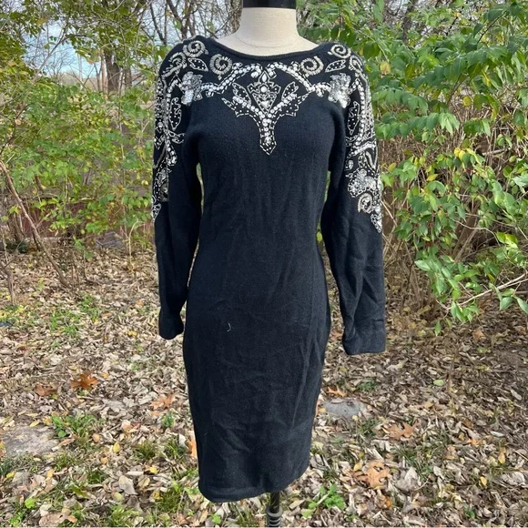 90s sweater dress 90s Grey Sweater Dress (M/L) main image 0